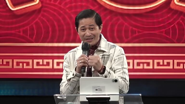 Eloy Zalukhu, MBA dalam Ibadah Raya, Minggu, 22 Februari 2026, di GBI Danau Bogor Raya.