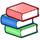 Three stacked books