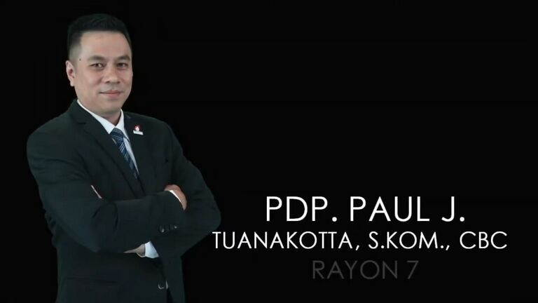 Pdp Paul J Tuanakotta, SKom, CBC dalam perkenalan dan pengurapan Tim Teologi pada 06 April 2019 di SICC