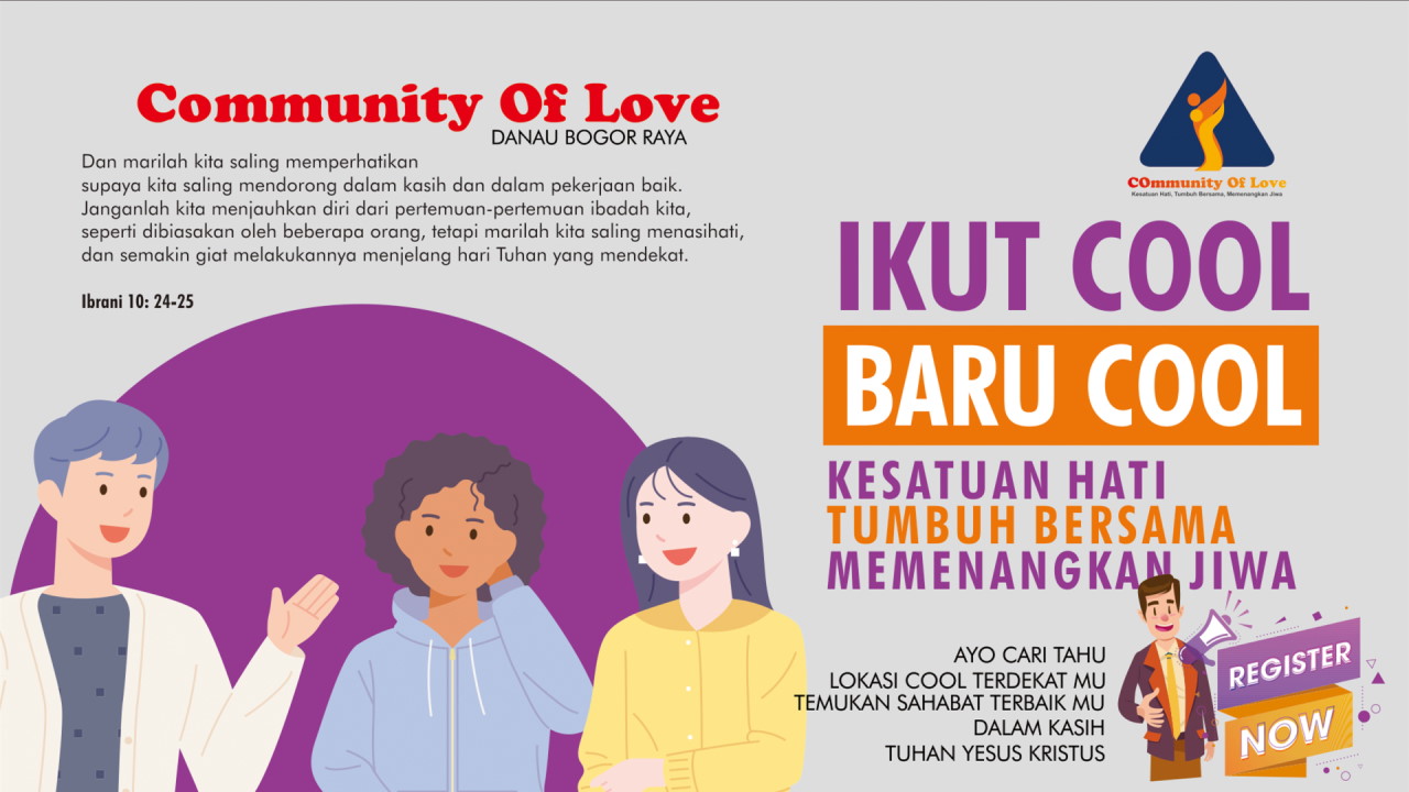 Warta/Flyer Ikut COOL Baru COOL - GBI Danau Bogor Raya