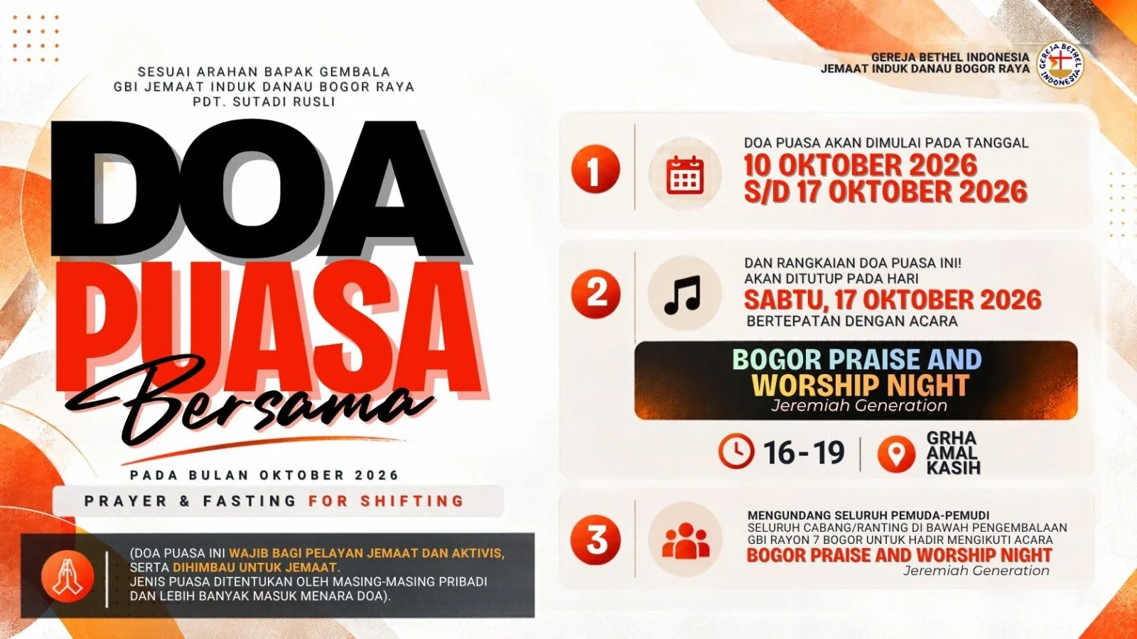 Flyer Doa Puasa Bersama untuk Shifting (10-17 Okt 2026).webp