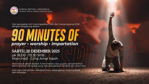 90 minutes of Prayer, Worship, and Impartation